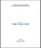 Giáo trình Kinh tế vi mô - Lê Thị Thiên Hương