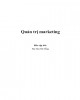 Ebook Quản trị Marketing: Phần 2