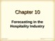 Lecture Managerial Accounting for the hospitality industry: Chapter 10 - Dopson, Hayes