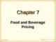 Lecture Managerial Accounting for the hospitality industry: Chapter 7 - Dopson, Hayes