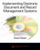 Ebook Implementing electronic document and record management systems: Part 1